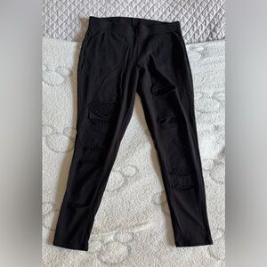 Torrid Full-Length Mesh Slit Pocket Leggings